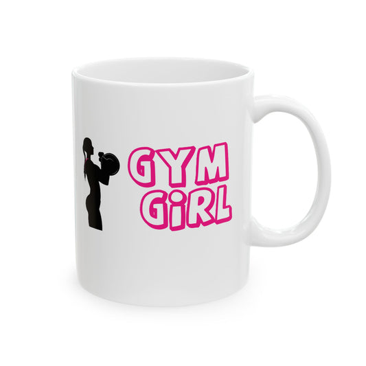 Gym Girl Ceramic Mug