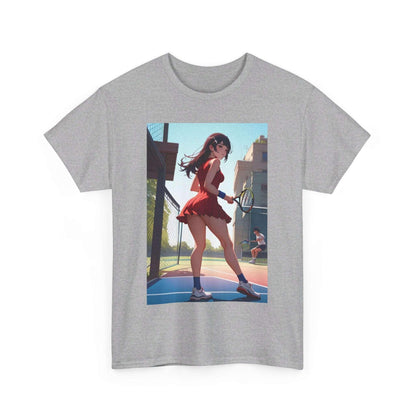 Anime Tennis 6 - Unisex Heavy Cotton T-Shirt