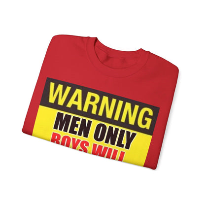 Warning Boys Shot Down - Unisex Heavy Blend™ Crewneck Sweatshirt