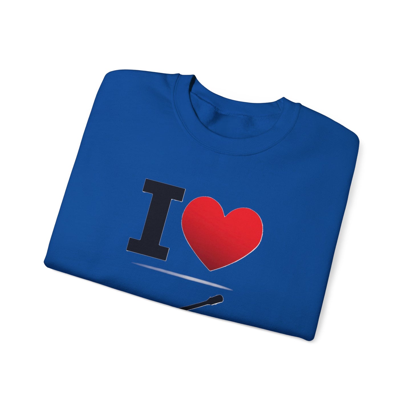 I Heart Guitar - Crewneck Sweatshirt - Better Mode