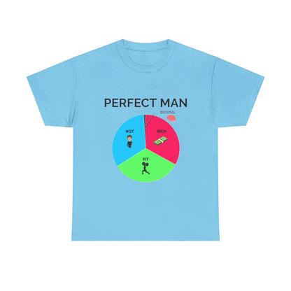 Perfect Man Pie Chart T-Shirt
