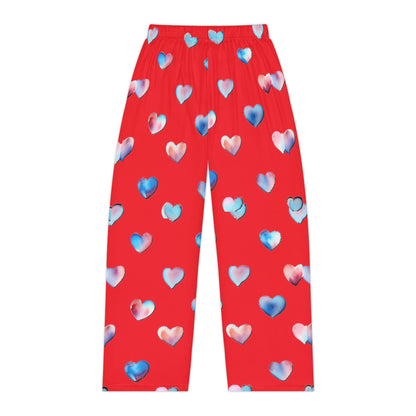 Heart Pattern Women's Pajama Pants