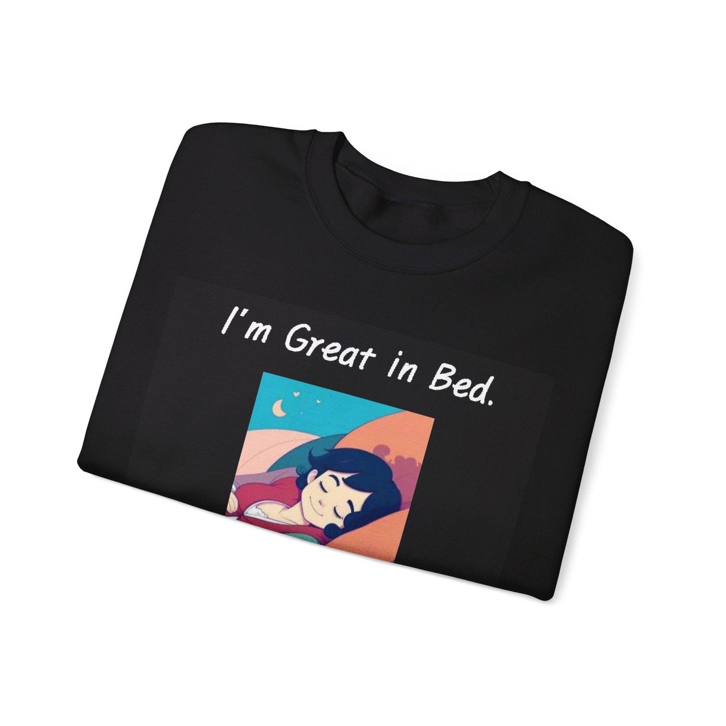 Great In Bed - Unisex Heavy Blend™ Crewneck Sweatshirt