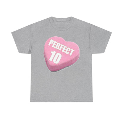 Candy Heart "Perfect 10" - Unisex Heavy Cotton T-Shirt - Better Mode