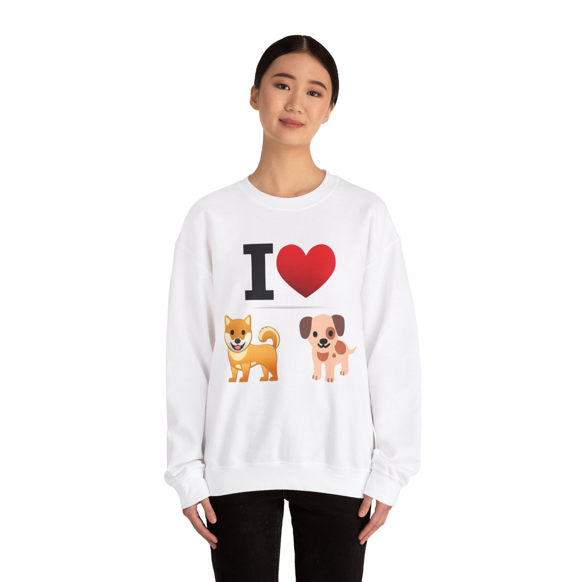 I Heart Dogs - Crewneck Sweatshirt - Better Mode