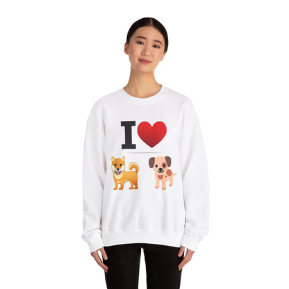 I Heart Dogs - Crewneck Sweatshirt - Better Mode