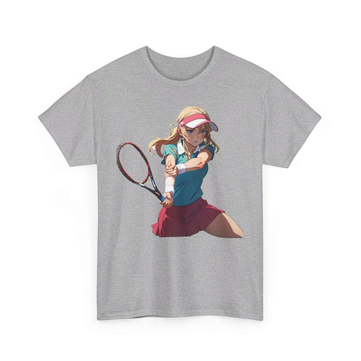 Anime Tennis 3 - Unisex Heavy Cotton T-Shirt