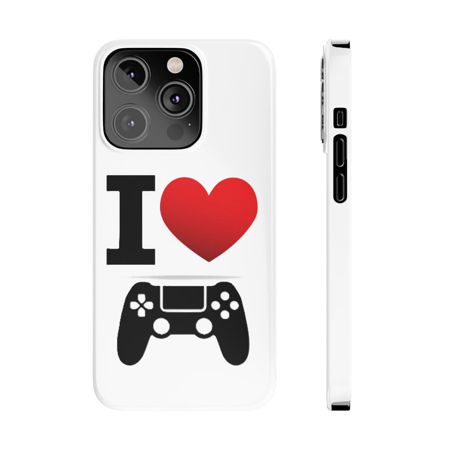 I Heart Gaming - Slim Phone Cases