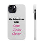 Cute (White) - Slim Phone Cases - Better Mode