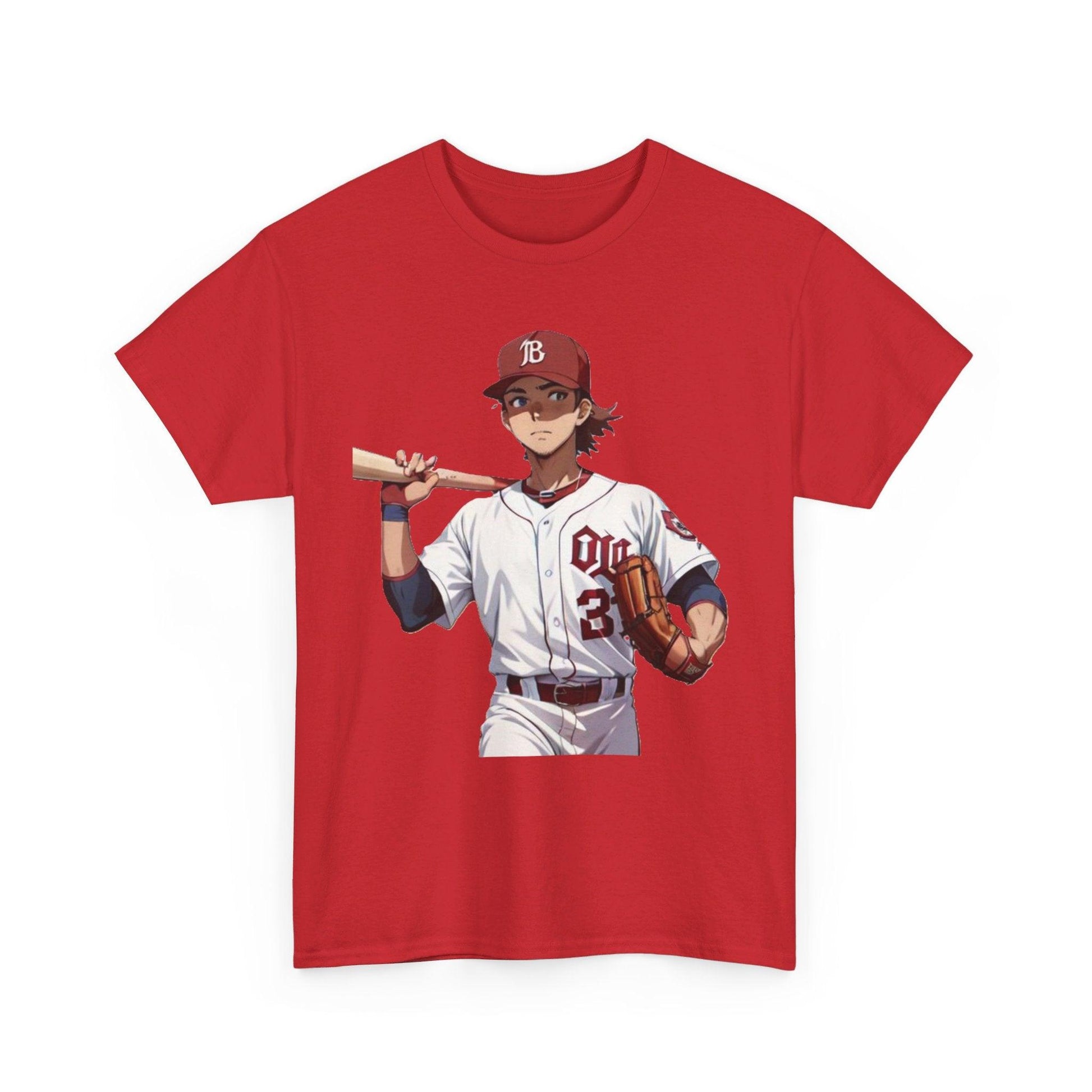 Anime Baseball 1 - Unisex Heavy Cotton T-Shirt - Better Mode