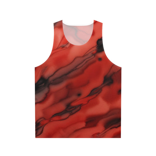 Red Marble Tank Top