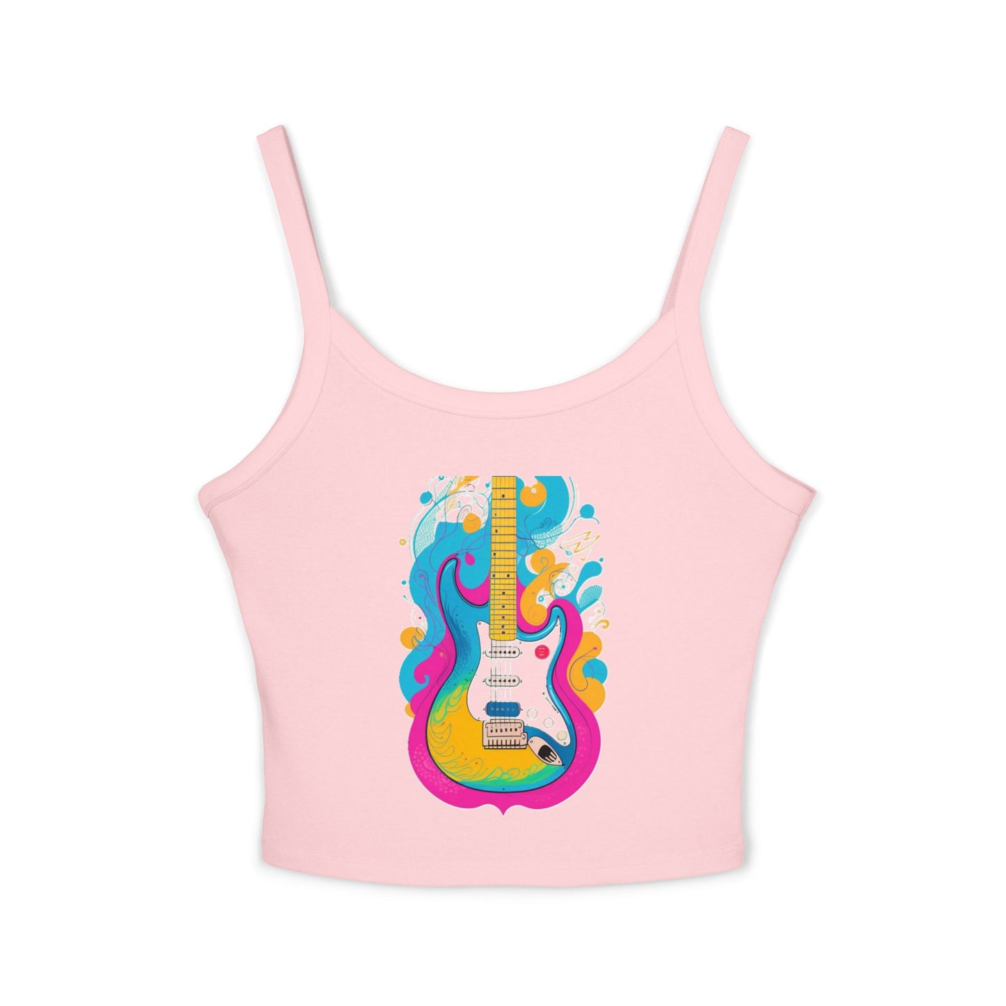 Guitar - Women's Spaghetti Strap Tank Top