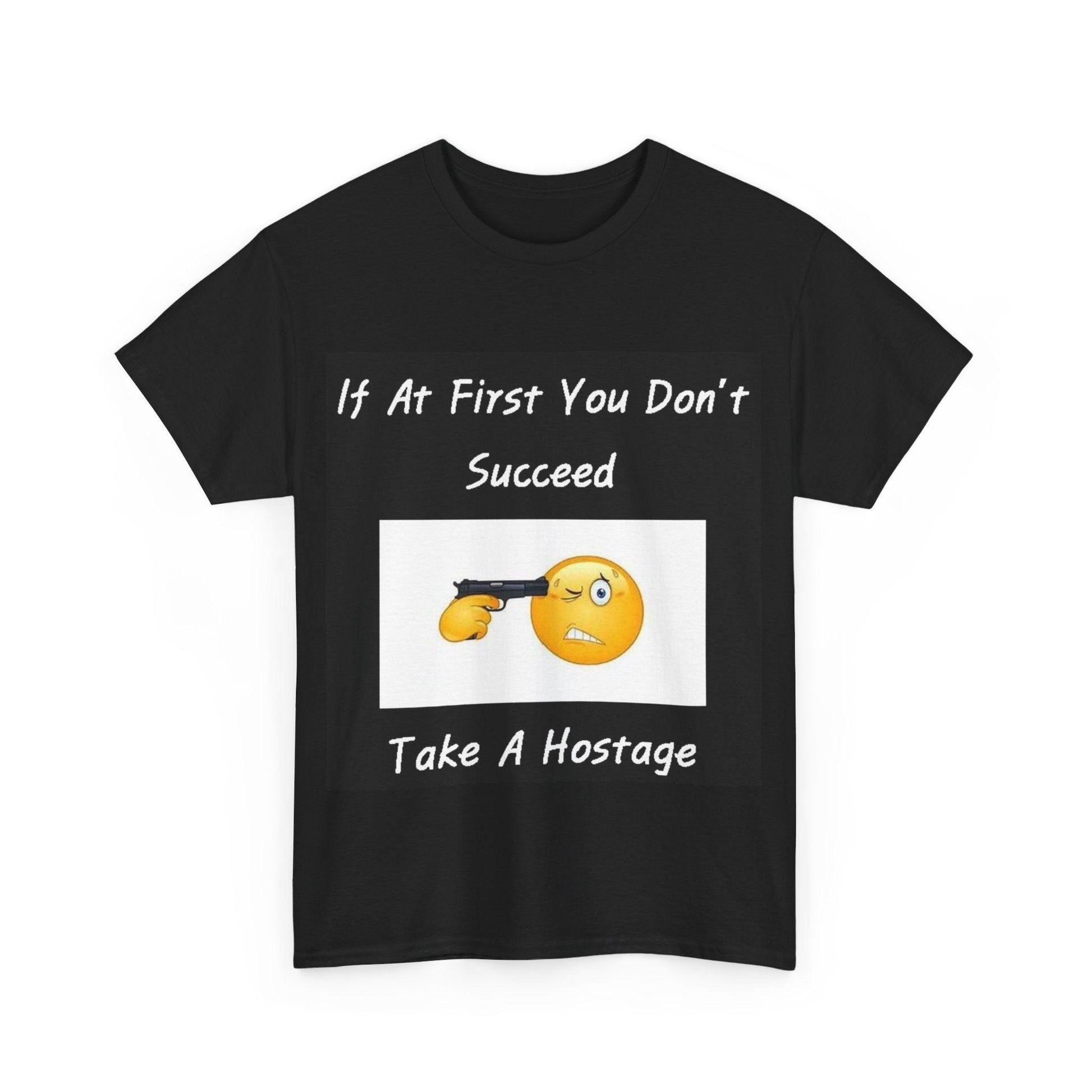 Hostage (Black) - Unisex Heavy Cotton Tee - Better Mode