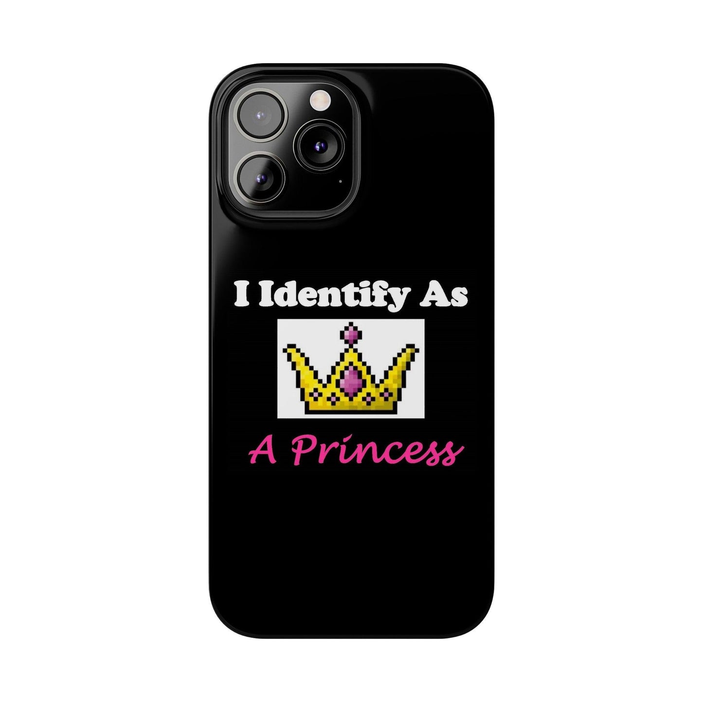 ID Princess (Black) - Slim Phone Cases - Better Mode