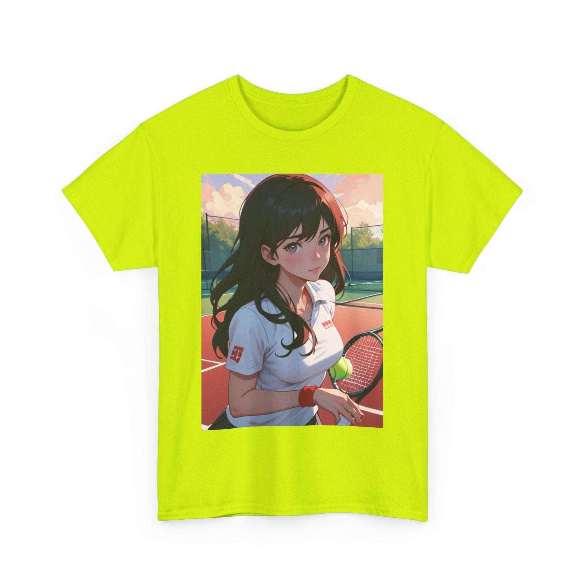 Anime Tennis 5 - Unisex Heavy Cotton T-Shirt