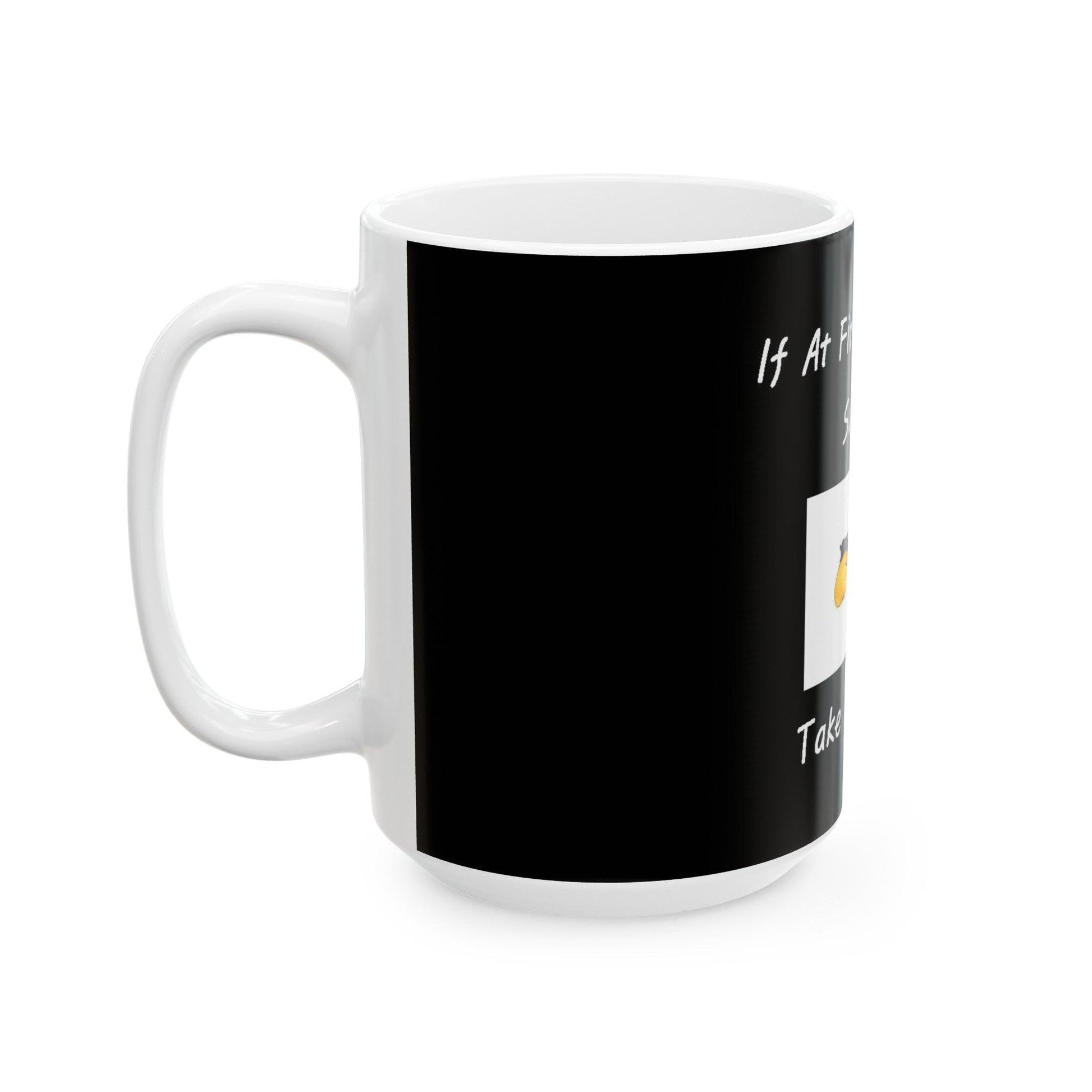 Hostage (Black) - Ceramic Mug, (11oz, 15oz) - Better Mode