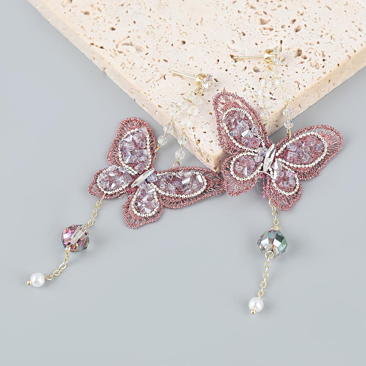 Lace Butterfly Earrings - Better Mode