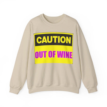 Caution Wine - Unisex Heavy Blend™ Crewneck Sweatshirt