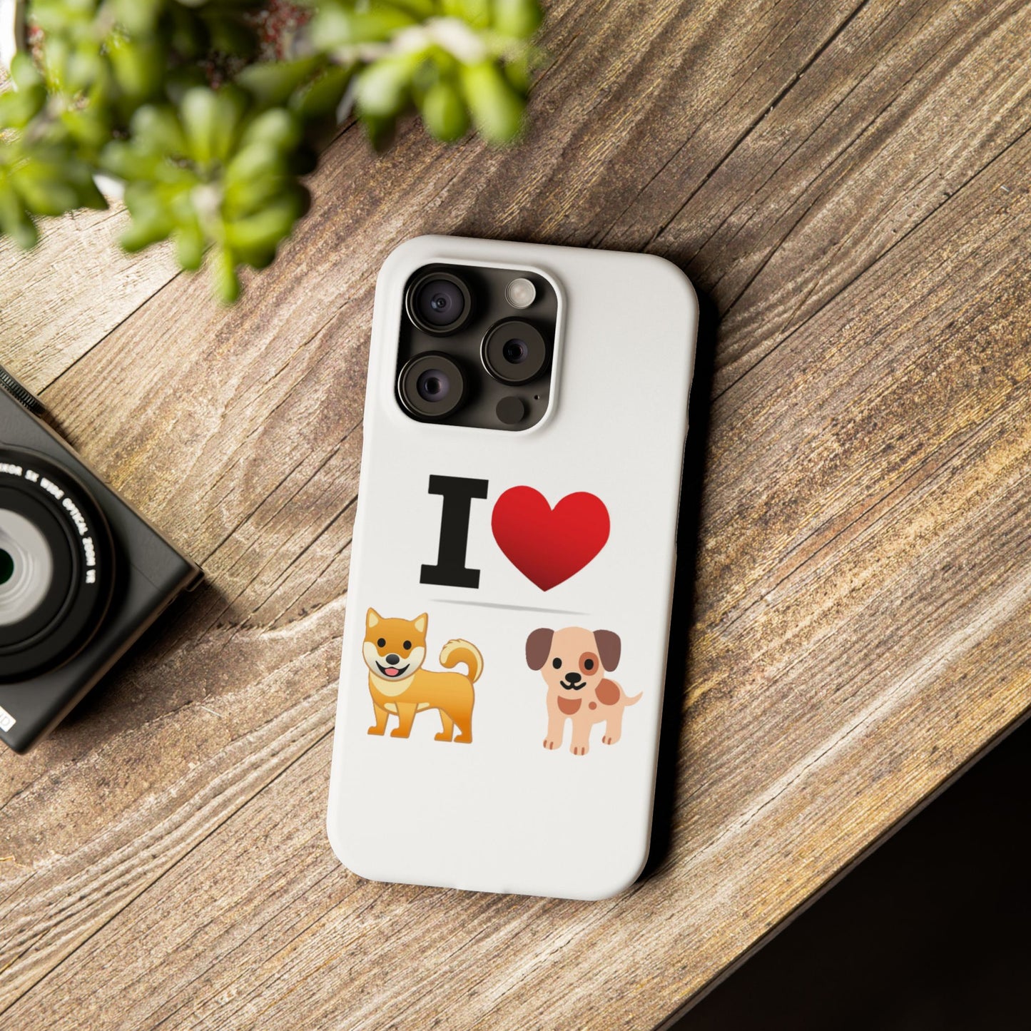 I Heart Dogs - Slim Phone Cases