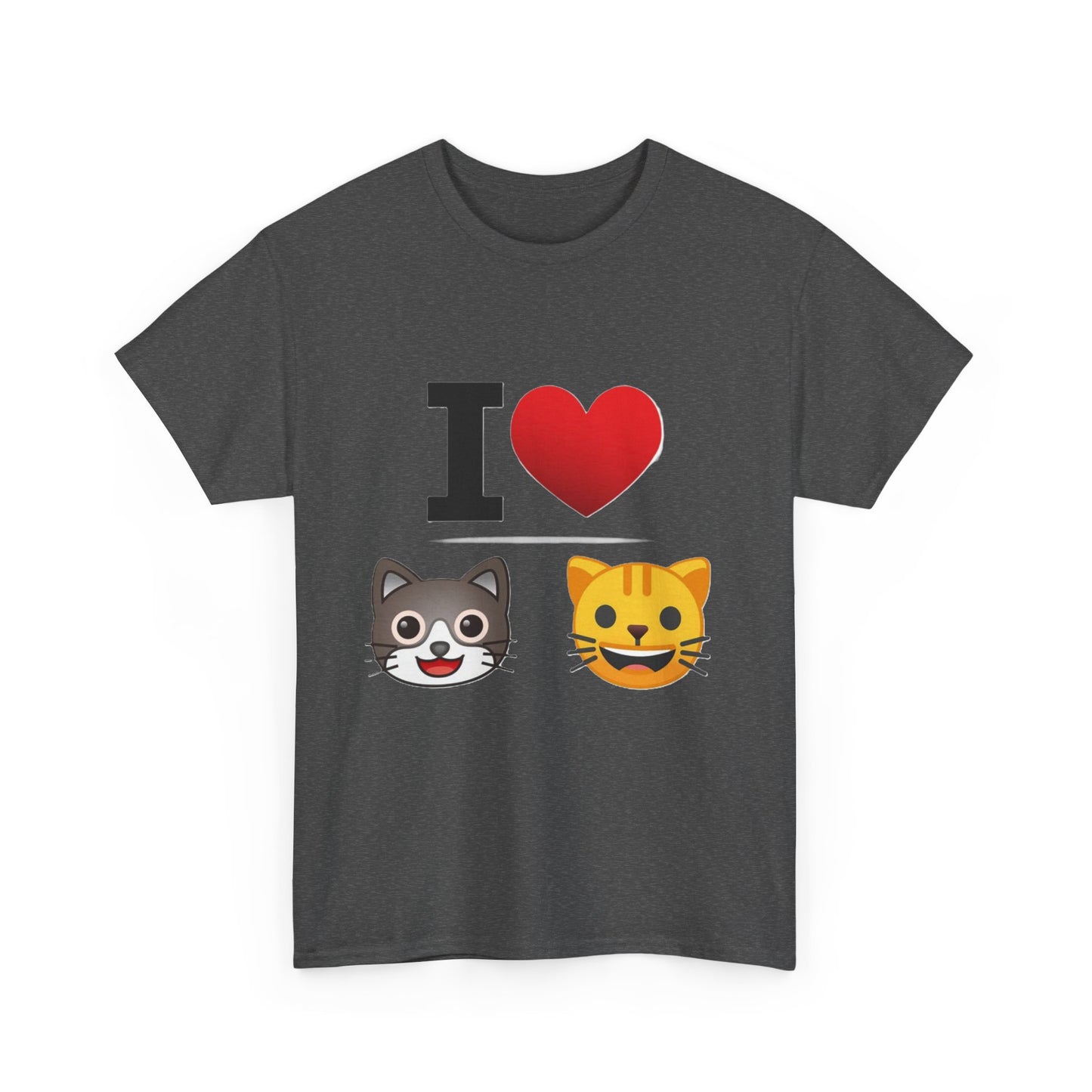 I Heart Cats - Unisex Heavy Cotton T-Shirt - Better Mode