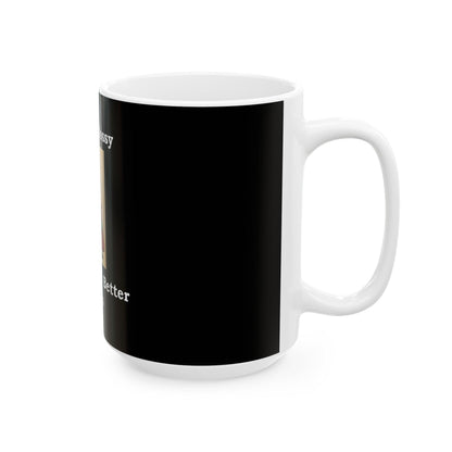 Bossy (Black) - Ceramic Mug, (11oz, 15oz) - Better Mode