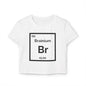 "Brainium" Periodic Table Women's Baby T-Shirt