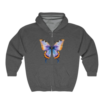 Butterfly 1 - Full Zip Hooded Sweatshirt