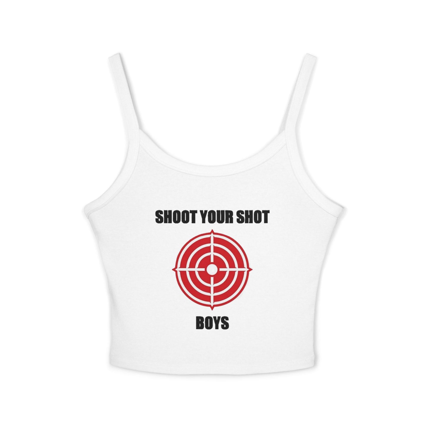 Shoot Your Shot - Women's Spaghetti Strap Tank Top