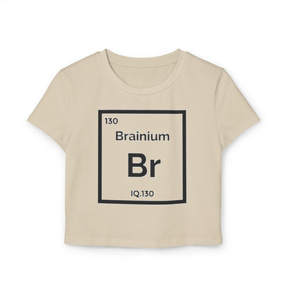 "Brainium" Periodic Table Women's Baby T-Shirt