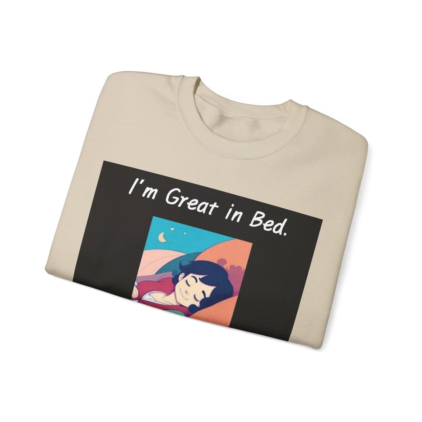 Great In Bed - Unisex Heavy Blend™ Crewneck Sweatshirt