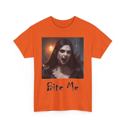 Halloween - Bite Me - Unisex Heavy Cotton T-Shirt