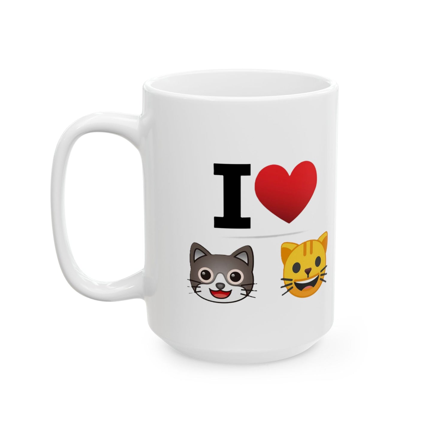 I Heart Cats Ceramic Mug