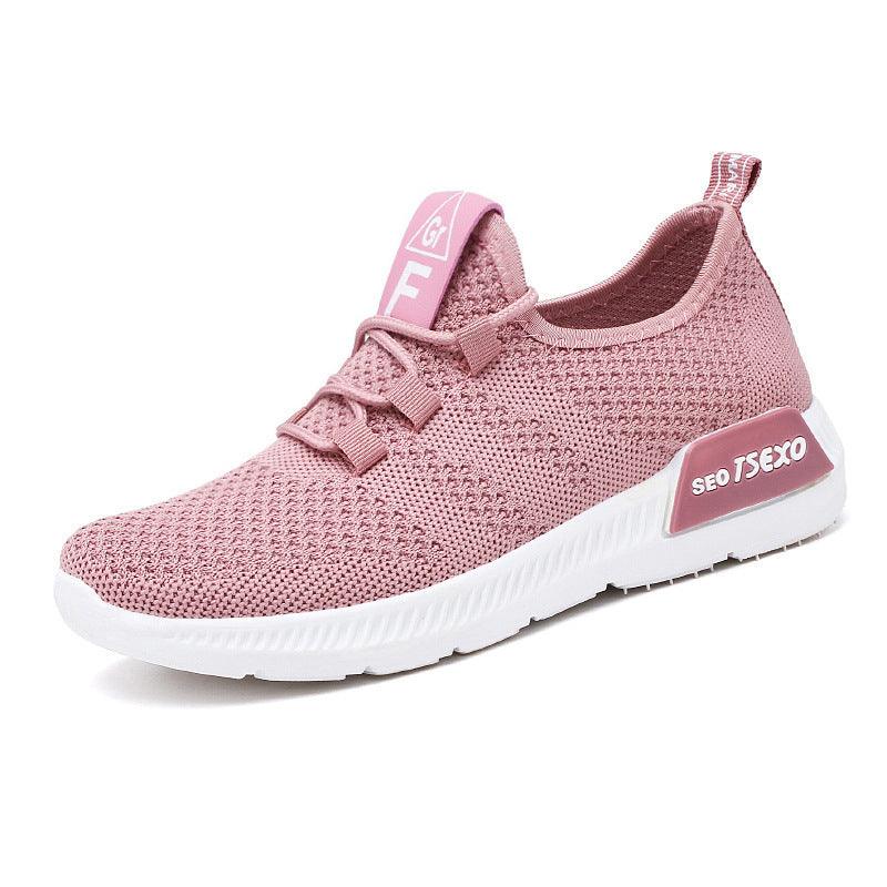 Women's Sneakers - Casual Cross Strap - Breathable Sneakers