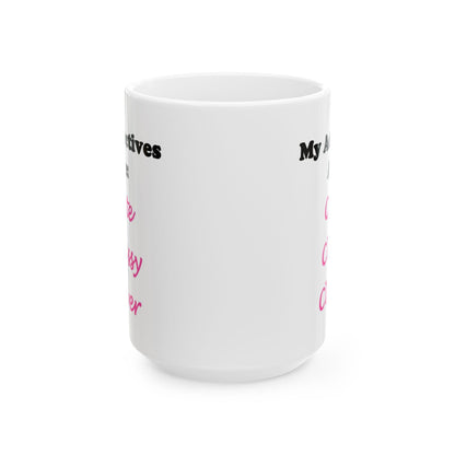 Cute (White) - Ceramic Mug, (11oz, 15oz)