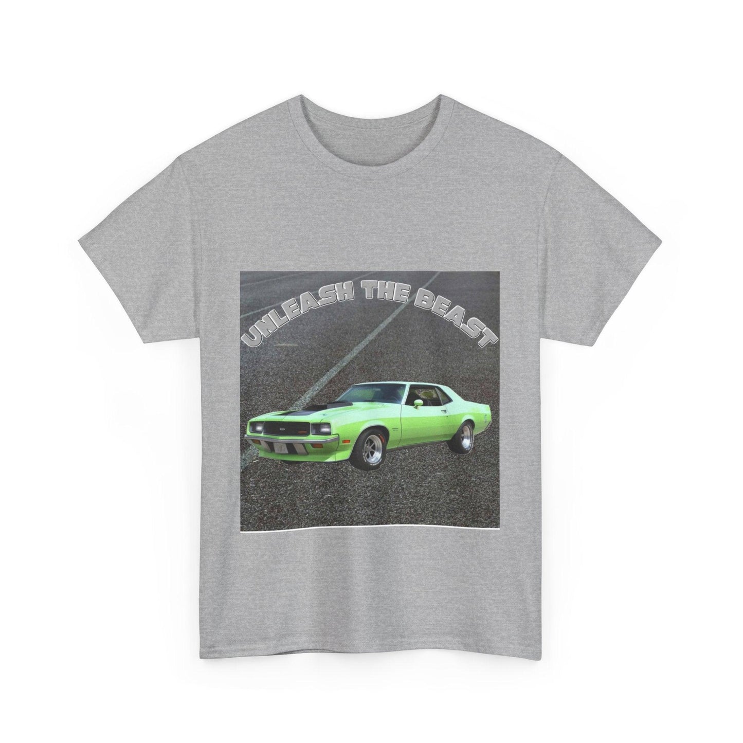 Unleash The Beast Classic Cars 5 - Unisex Heavy Cotton T-Shirt