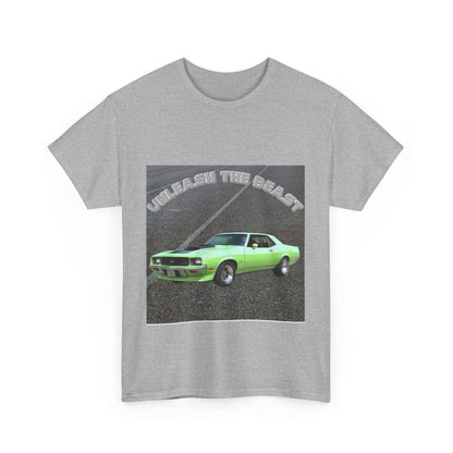 Unleash The Beast Classic Cars 5 - Unisex Heavy Cotton T-Shirt