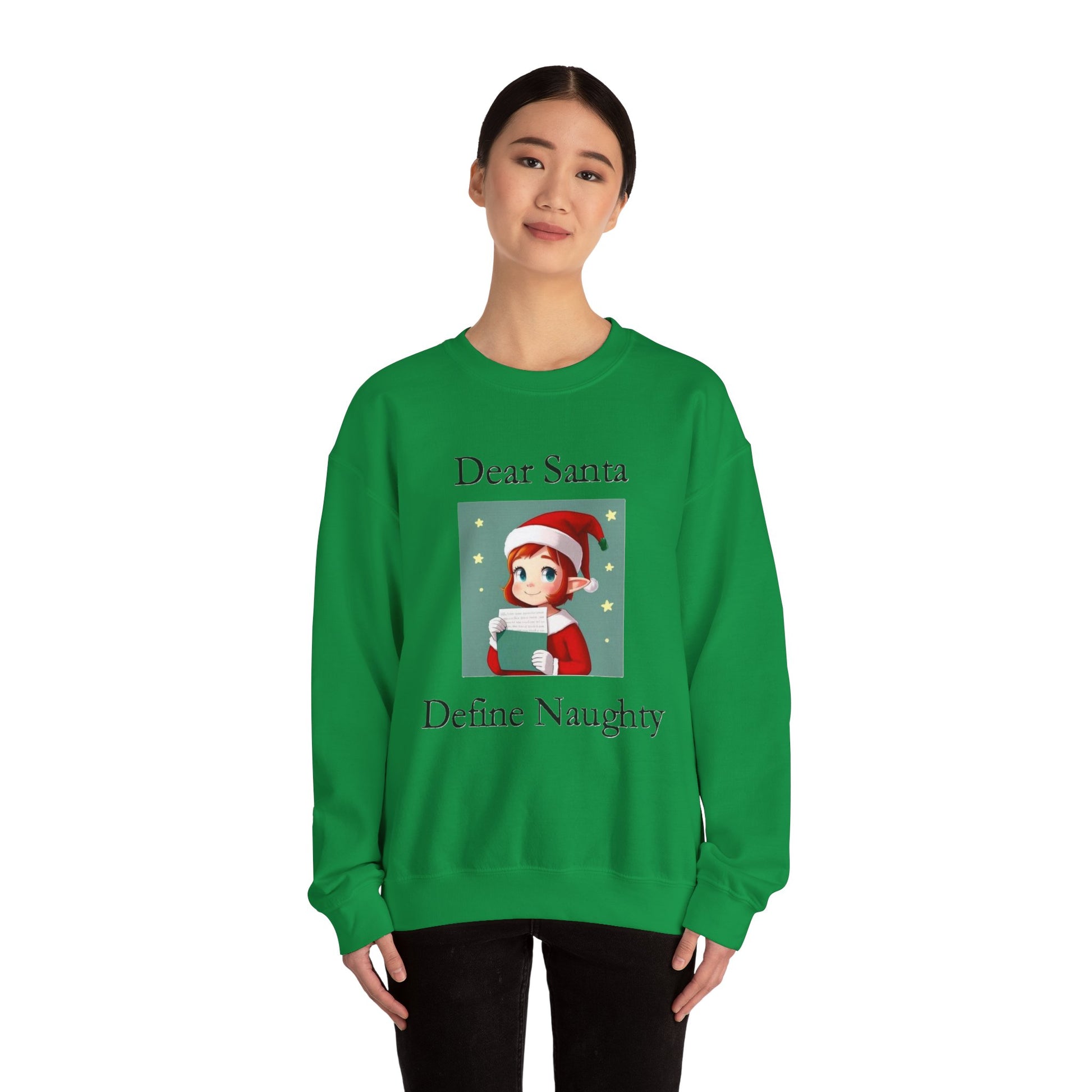 Christmas - Dear Santa 2 - Unisex Heavy Blend™ Crewneck Sweatshirt - Better Mode