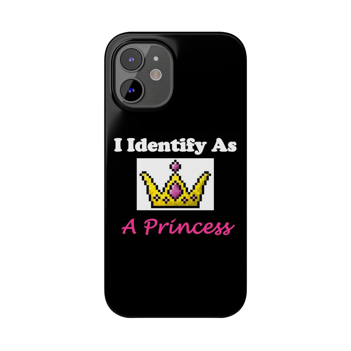 ID Princess (Black) - Slim Phone Cases - Better Mode