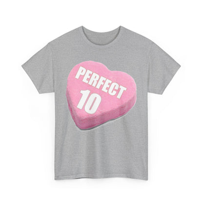 Candy Heart "Perfect 10" - Unisex Heavy Cotton T-Shirt - Better Mode