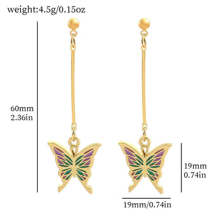 Butterfly Tassel Earrings - Better Mode