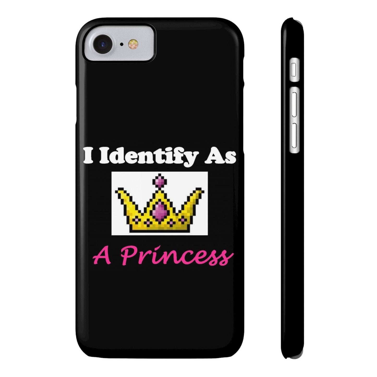 ID Princess (Black) - Slim Phone Cases - Better Mode