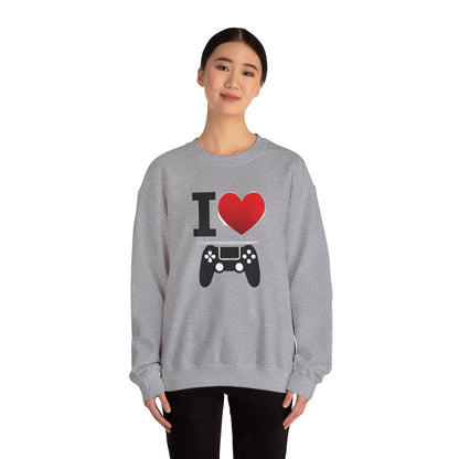 I Heart Gaming - Crewneck Sweatshirt - Better Mode