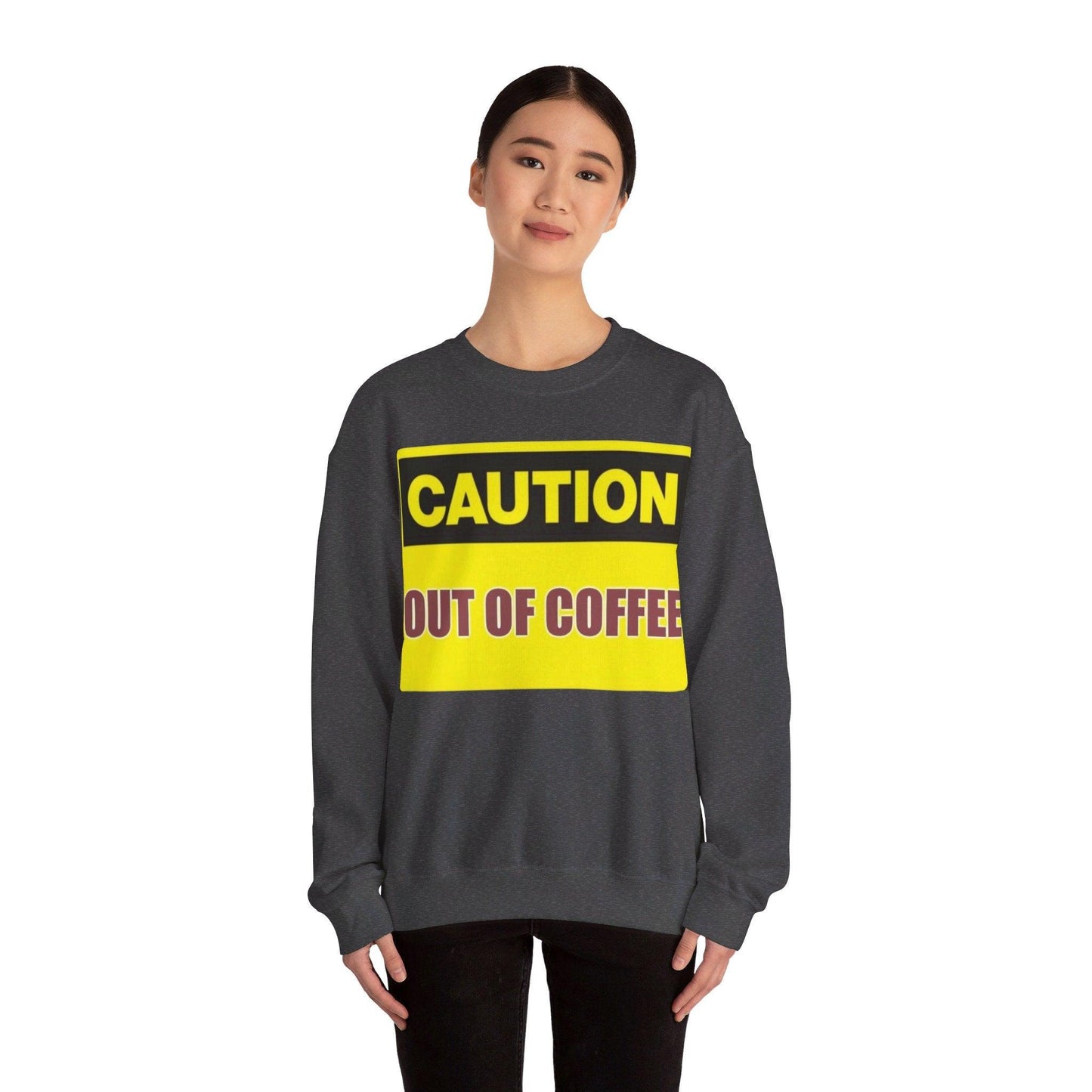 Caution Coffee - Unisex Heavy Blend™ Crewneck Sweatshirt