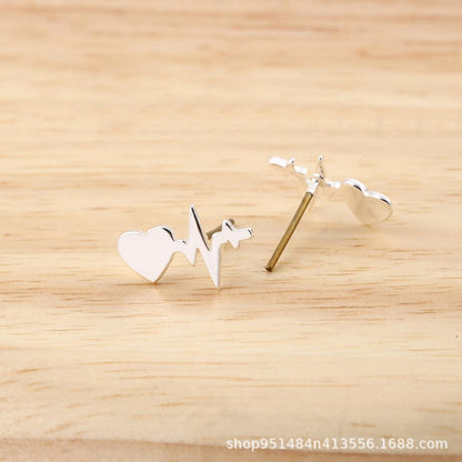 EKG Heart Earrings & Necklaces - Better Mode