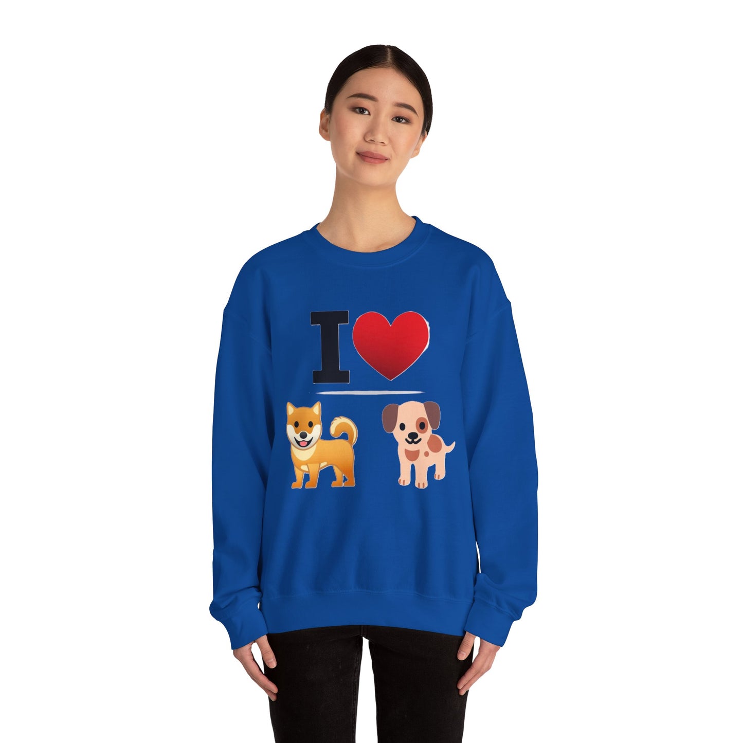 I Heart Dogs - Crewneck Sweatshirt