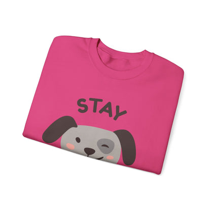 Stay Pawsitive - Crewneck Sweatshirt