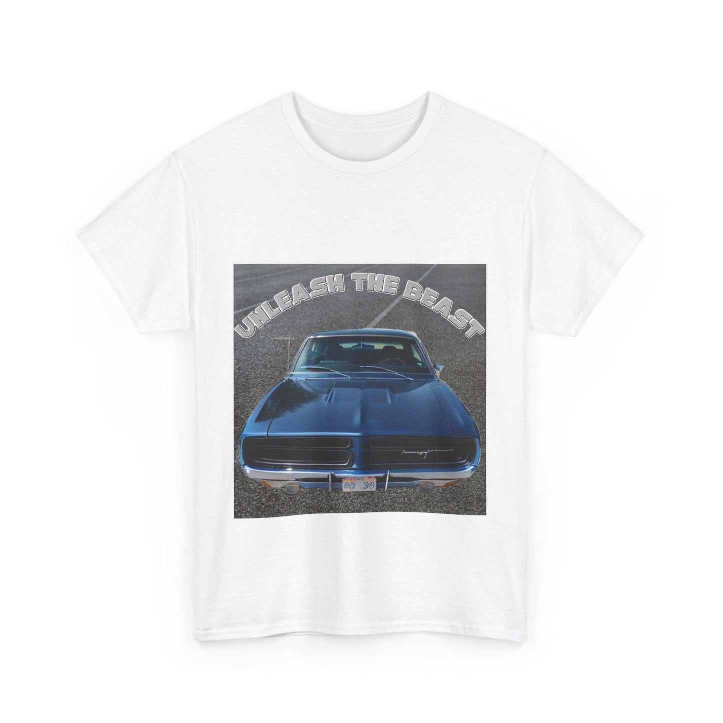 Unleash The Beast Classic Car 1 - Unisex Heavy Cotton T-Shirt