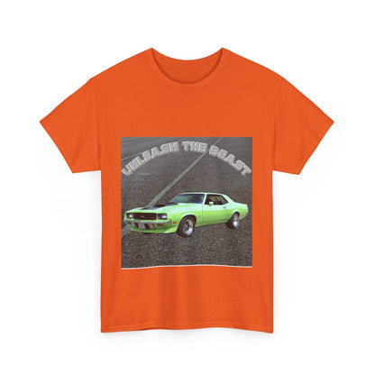 Unleash The Beast Classic Cars 5 - Unisex Heavy Cotton T-Shirt