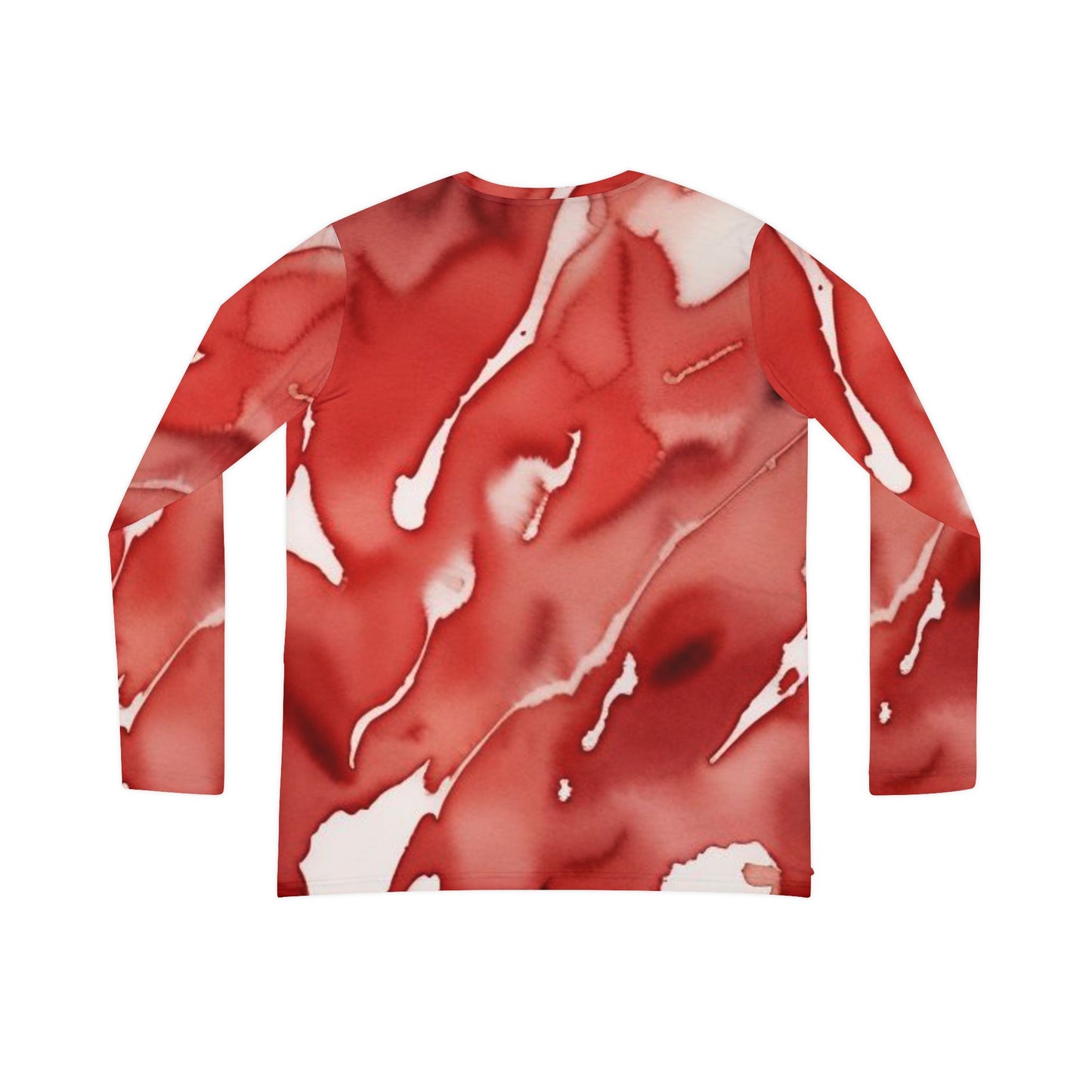 Red Marble V-neck Shirt