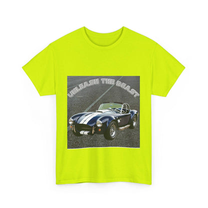 Unleash The Beast Classic Cars 4 - Unisex Heavy Cotton T-Shirt